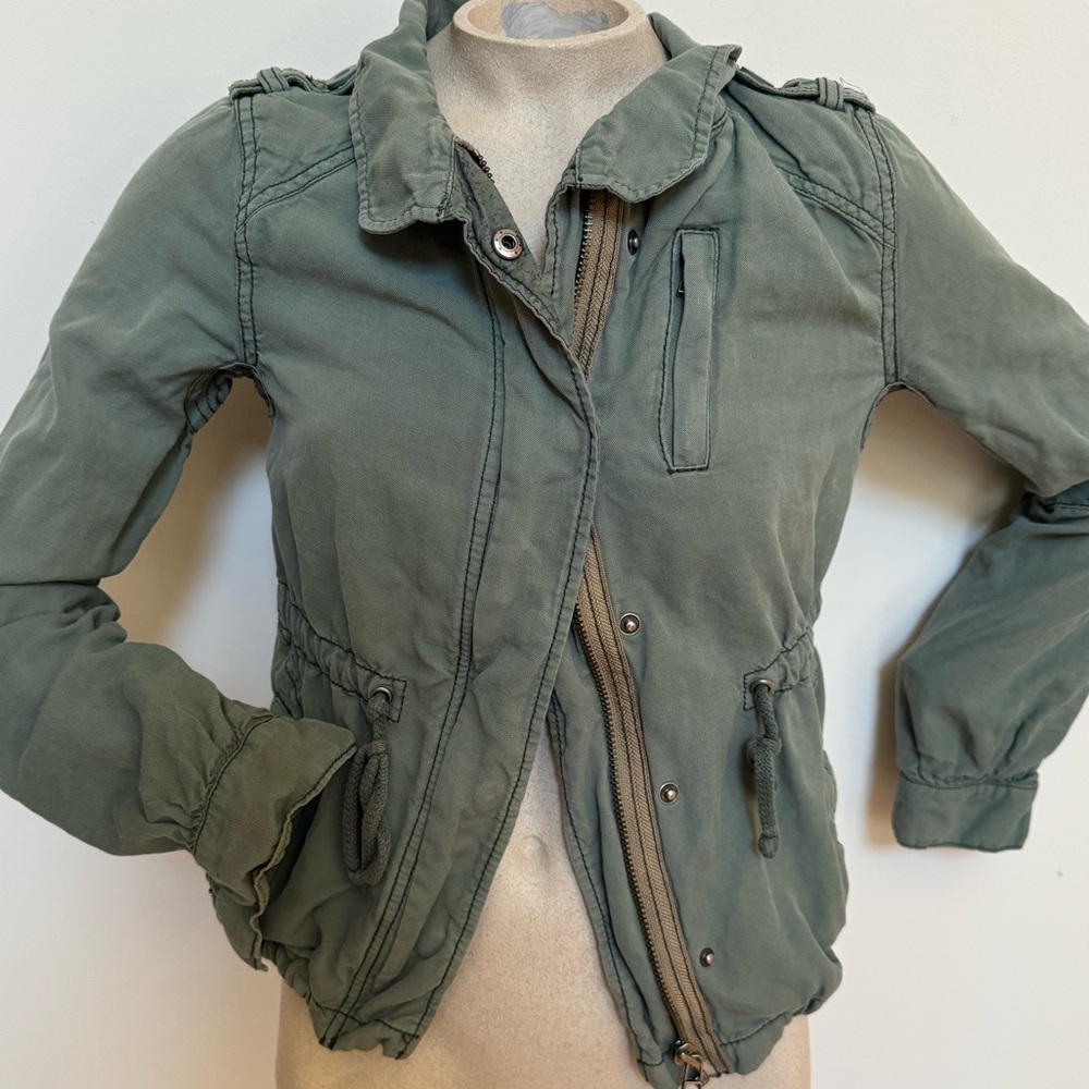 Olive Green Women's Utility Jacket